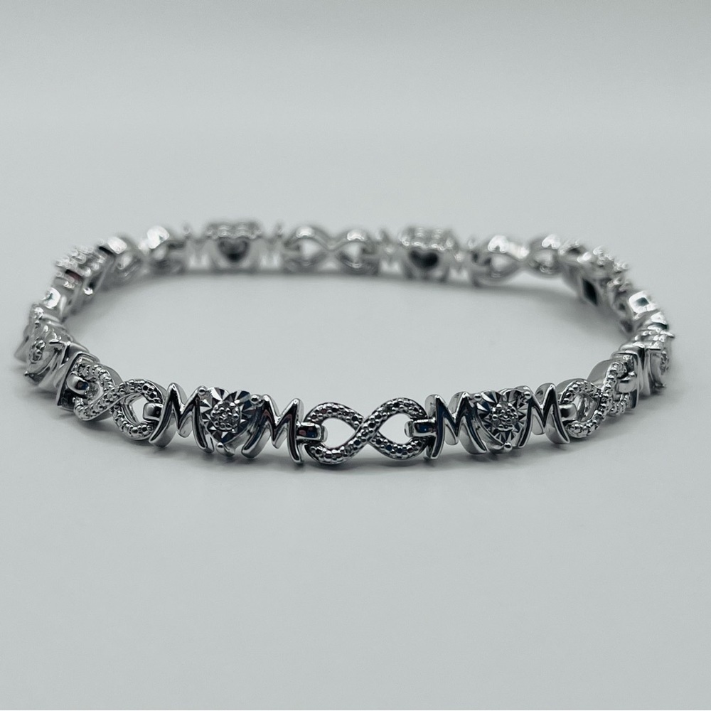 Beautiful MOM Diamond Accented Bracelet - Picture 5 of 8